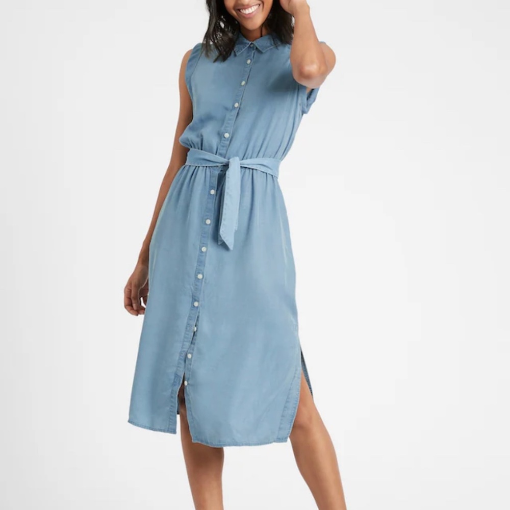 Banana Republic Tencel Shirt Dress